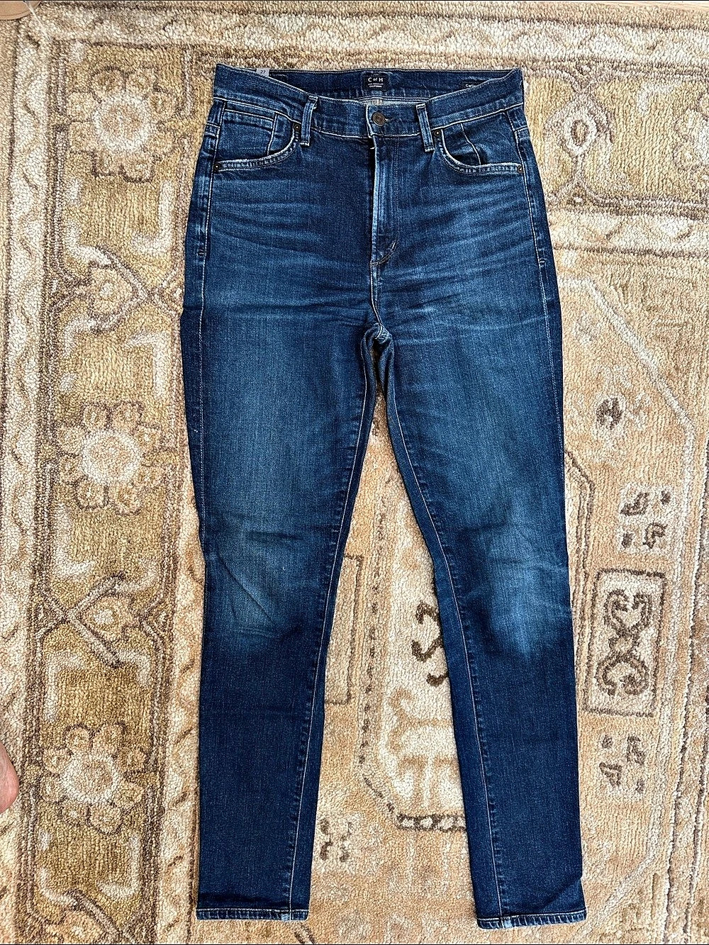 Citizens of Humanity Carlie High Rise Skinny Jeans Denim Blue Waist 27